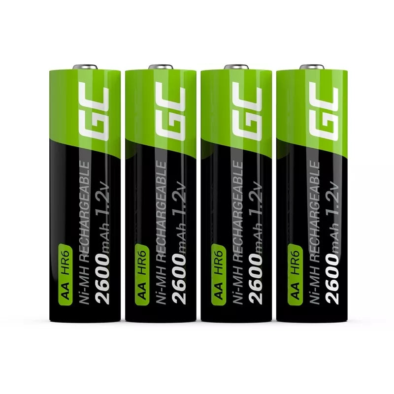 Green Cell 4x AA HR6 Baterijos 2600mAh