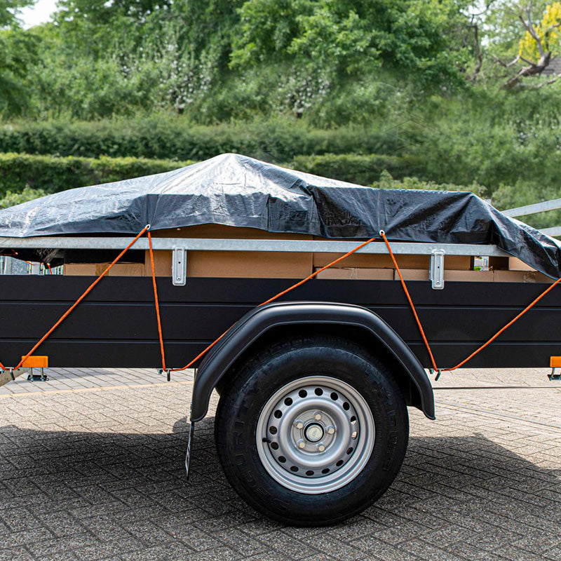 Black&Decker – Transportavimo virvė su atspindinčiais elementais + vyniotuvas 4mm / 20m