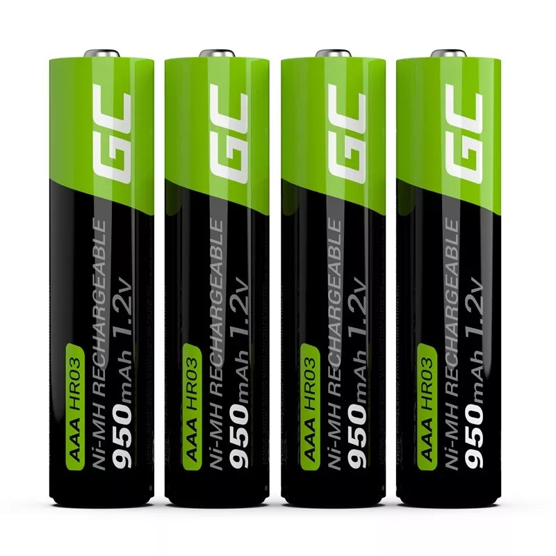 Green Cell 4 x AAA HR03 baterijos 950mAh