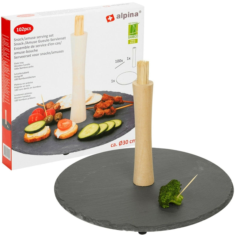 Alpina - Rinkinys užkandžiams patiekti, 30 cm