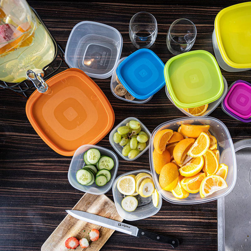 7 maisto laikymo indų rinkinys