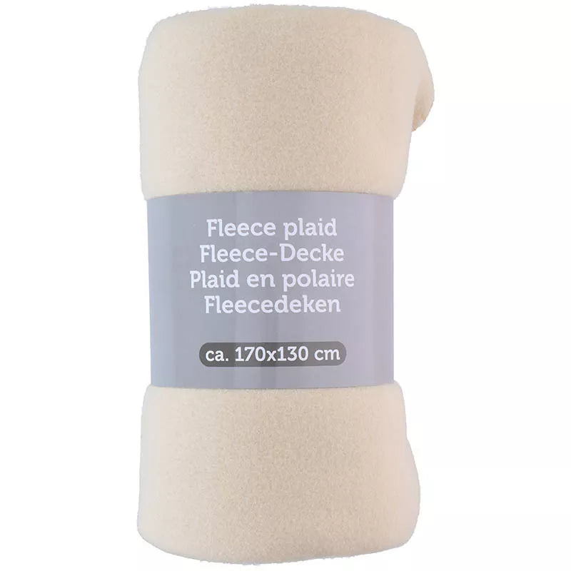 Fleece pledas 170x130 (Kremas)