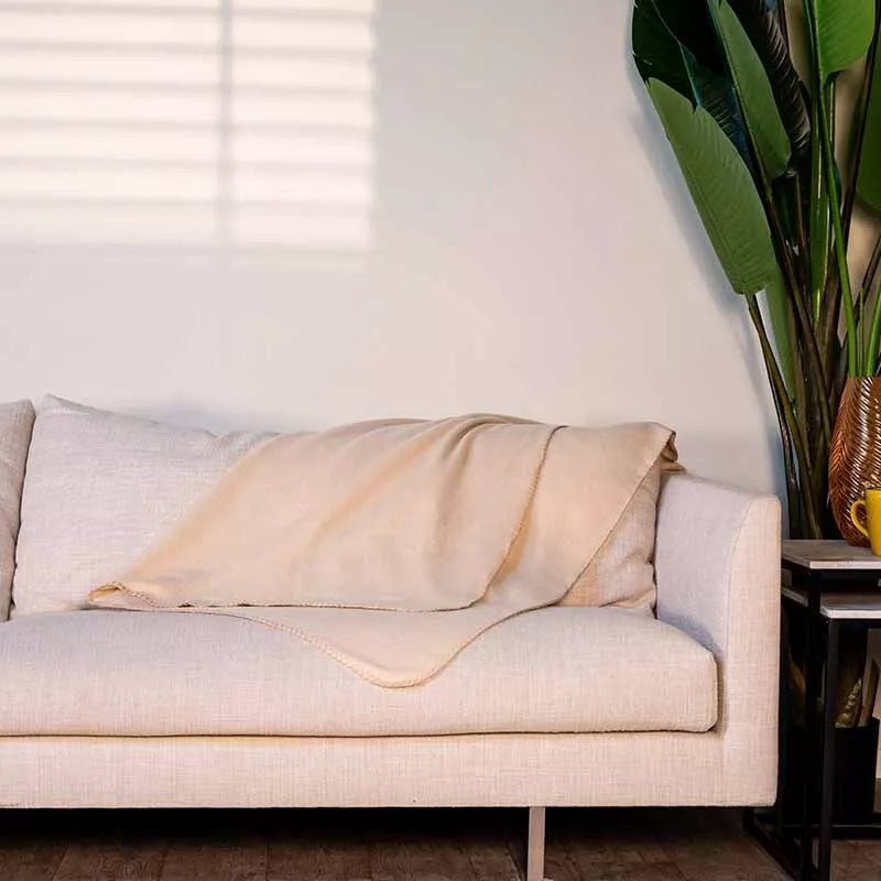 Fleece pledas 170x130 (Kremas)