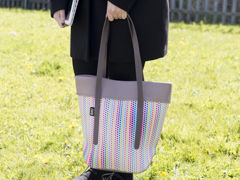 BUILT Miesto tašė - Neopreninė rankinė (Candy Dot)