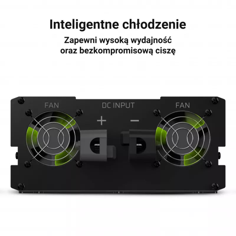 Green Cell - Įtampos keitiklis Green Cell® 12V į 230V 2000W / 4000W Inverteris su gryna sinusoidė
