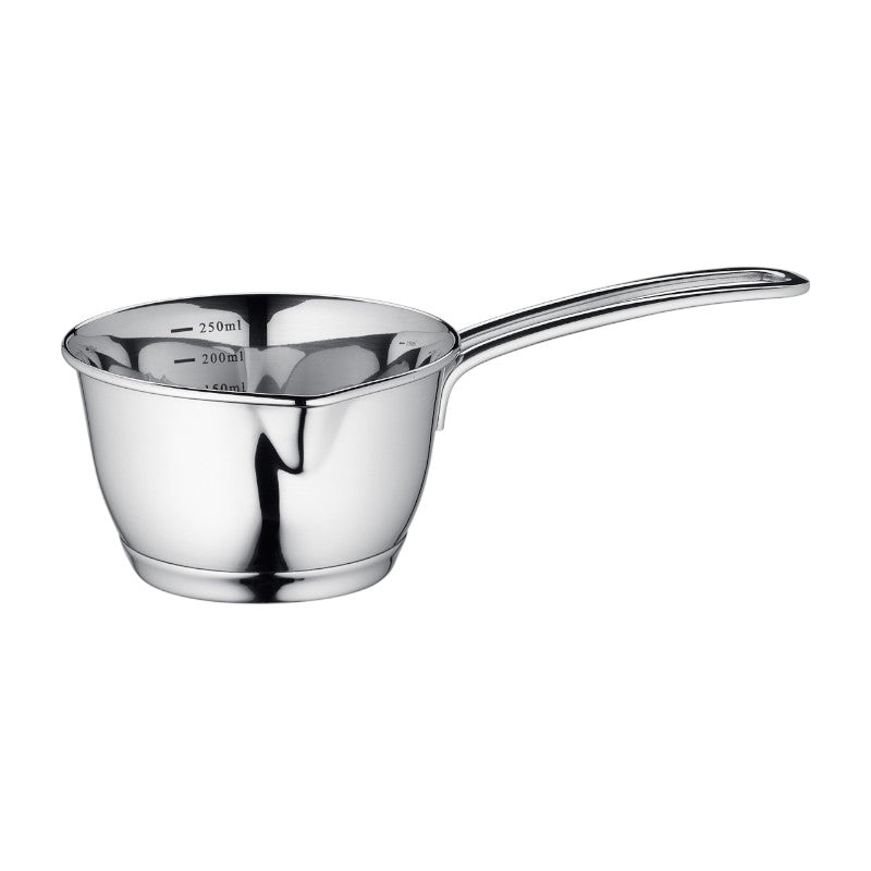 Küchenprofi - Nerūdijančio plieno kastrolis 0,25 l su matavimo skale ir išpylimo snapeliu, skersmuo 10 cm