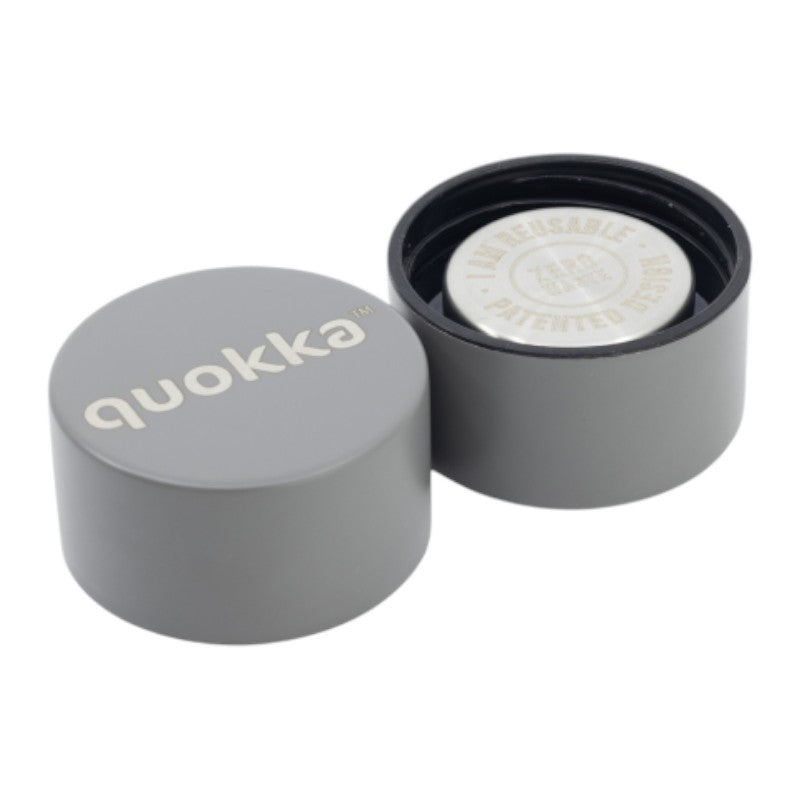Quokka Solid - Nerūdijančio plieno termosas 510 ml (Pilka)