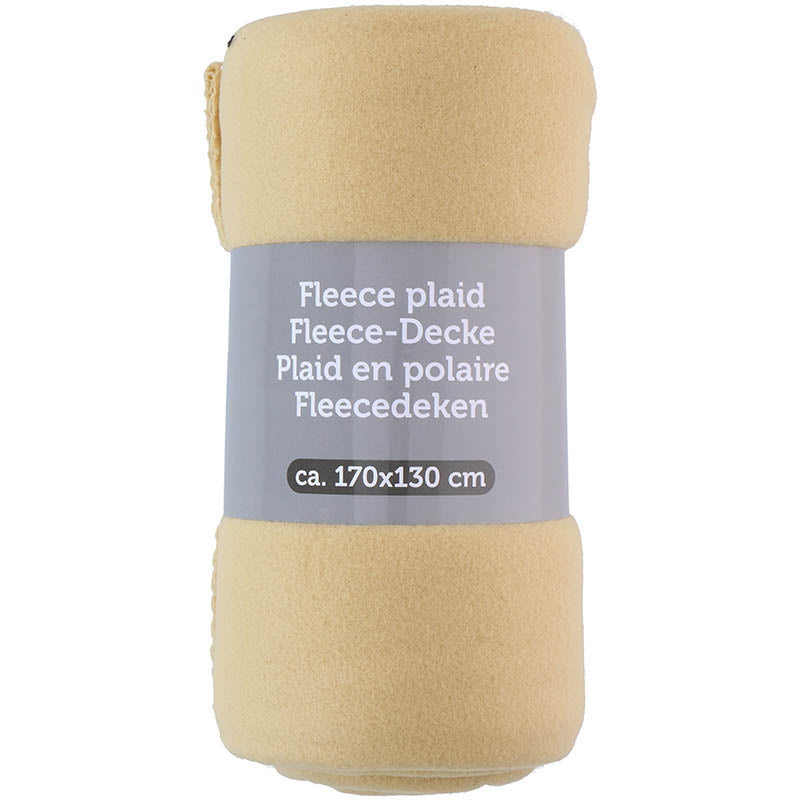 Fleece pledas 170x130 (Geltonas)