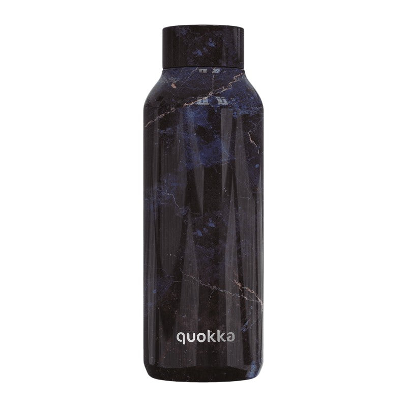 Quokka Solid - Nerūdijančio plieno termosinė talpyklė 510 ml (Juodas marmuras)