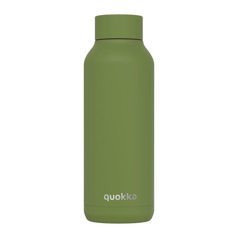 Quokka Solid - Nerūdijančio plieno termosinis buteliukas, 510 ml (Alyvuogių žalia)