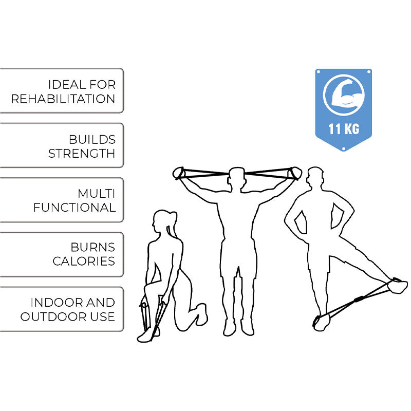 Umbro - Sportinis gumos expanderis (Mėlynas)