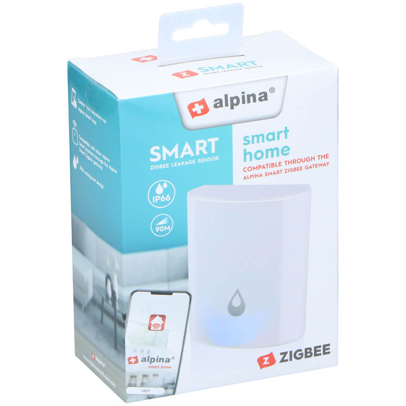 Alpina - Zigbee išmaniojo tinklo užliejimo jutiklis