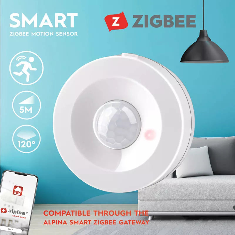 Alpina - Išmanusis PIR judesio jutiklis Zigbee tinklui