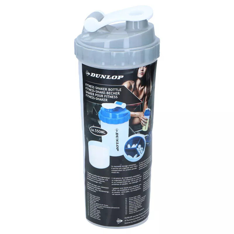 Dunlop - Sportinis kokteilių plaktuvas su patogiu uždarymu, 550 ml