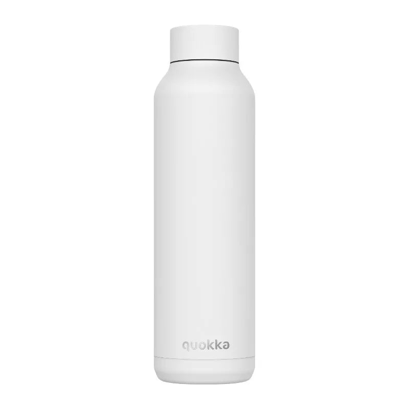Quokka Solid – Nerūdijančio plieno termo butelis 630 ml (Balta)