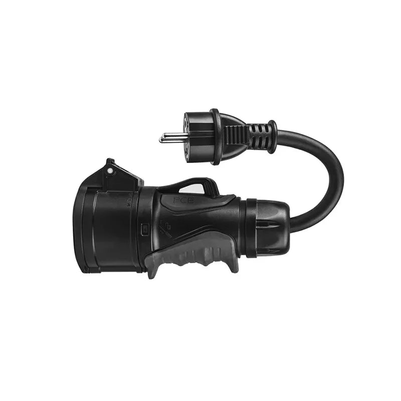 Green Cell - Maitinimo adapteris Schuko 230V į CEE 16A 400V 5P raudonas