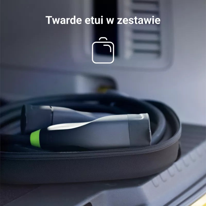 Green Cell - GC Snap 2 tipo elektromobilio įkrovimo kabelis 11 kW 7 m 16 A skirtas Tesla Model Y / 3 / S / X, Kia EV6, VW ID.4 / ID.5, BMW i4 / iX, Ford Mach-E