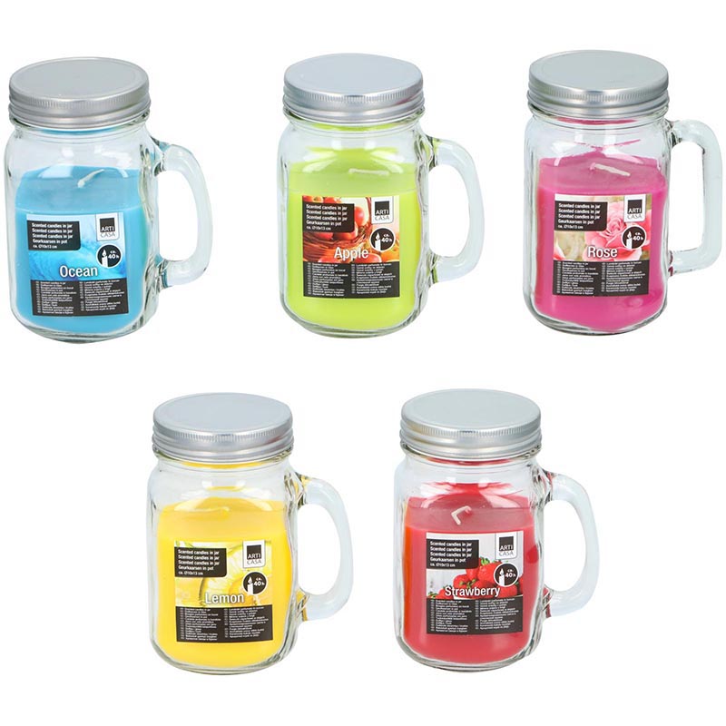 Arti Casa - Kvepianti žvakė stiklainyje (Obuolių)