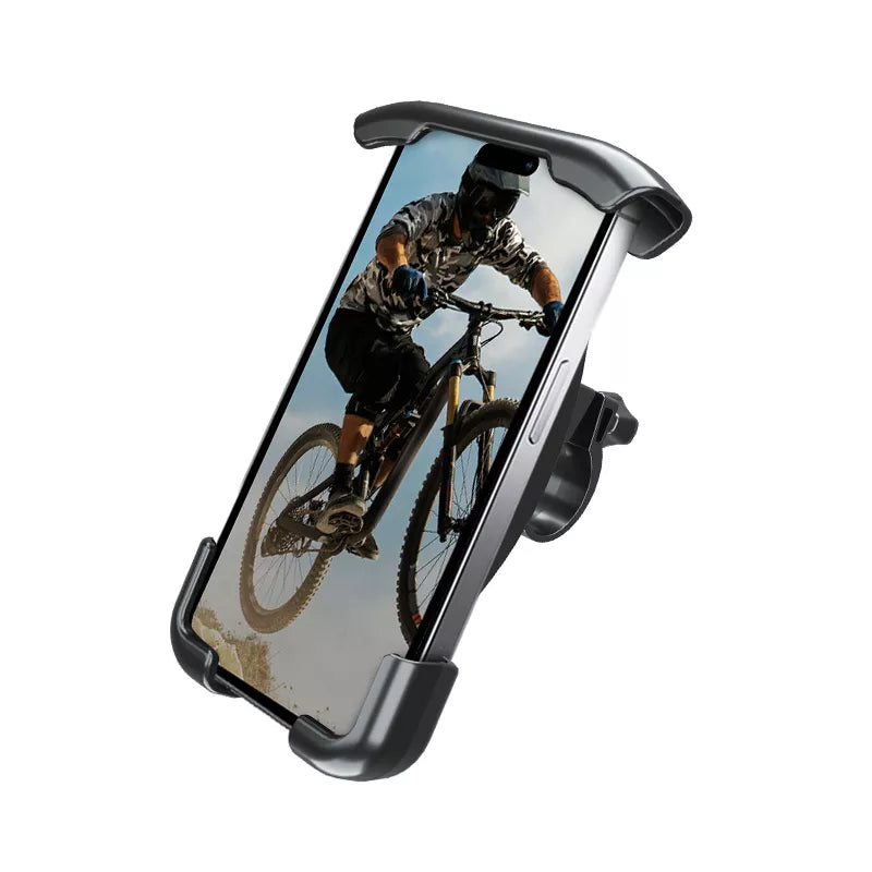 Crong Bikeclip Enduro - Telefono laikiklis dviračiui ir motociklui (juodas)