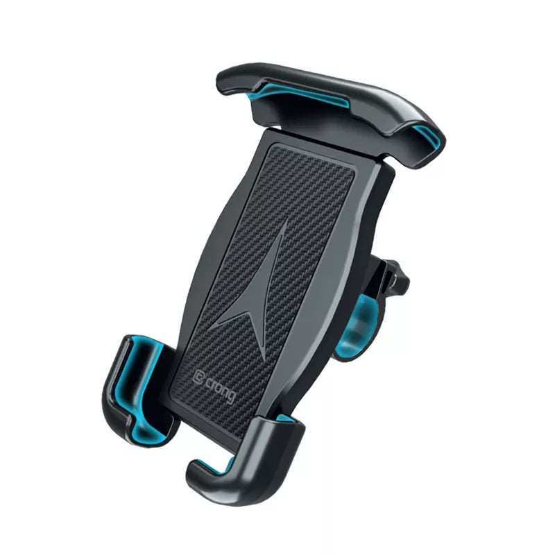 Crong Bikeclip Enduro - Telefono laikiklis dviračiui ir motociklui (juodas)