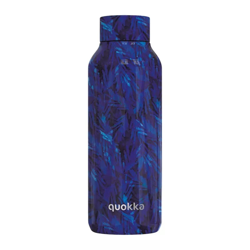 Quokka Solid - Nerūdijančio plieno termobutelė 510 ml (Naktinis miškas)