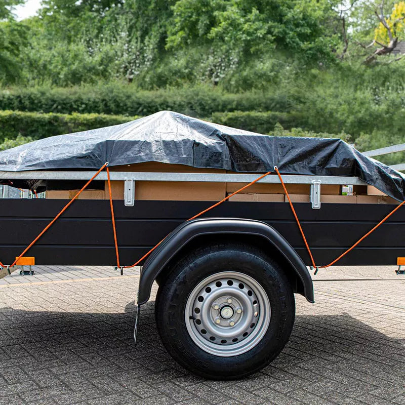 Black&Decker – Transportavimo virvė su atspindinčiais elementais + vyniotuvas 4mm / 20m