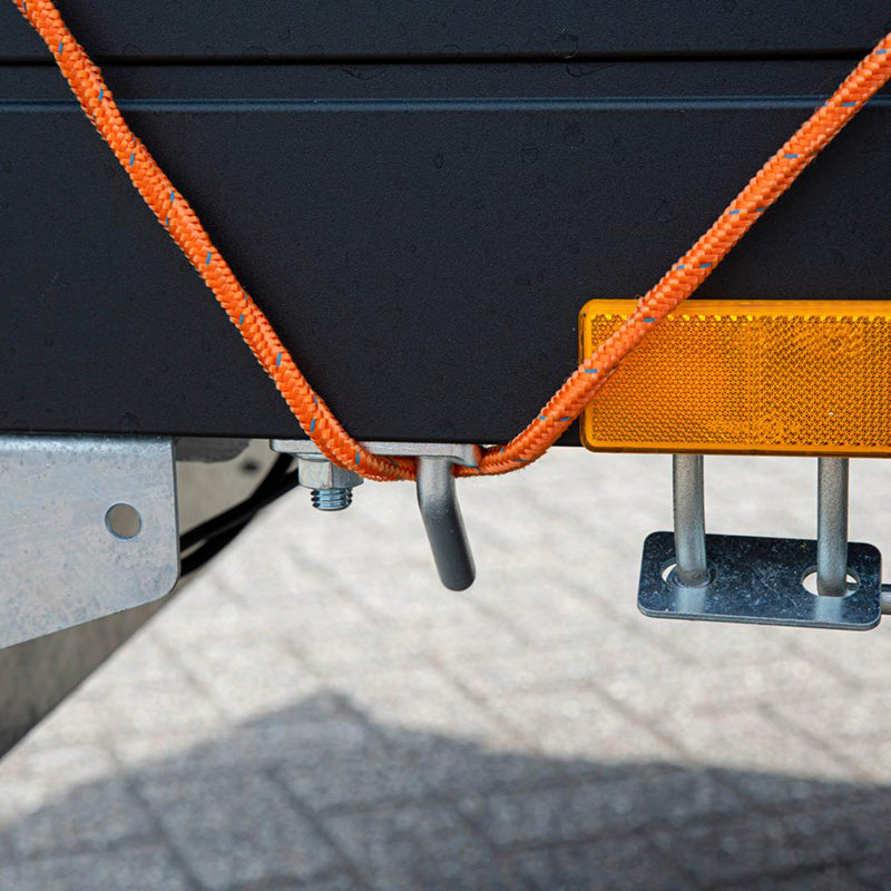 Black&Decker – Transportavimo virvė su atspindinčiais elementais + vyniotuvas 4mm / 20m