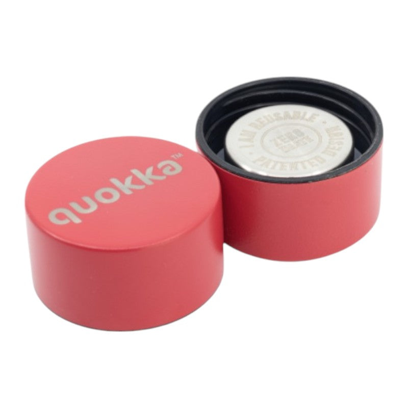 Quokka Solid Su Dirželiu - Nerūdijančio Plieno Termosinė Gertuvė 630 ml Su Dirželiu (Vyšninė Raudona)