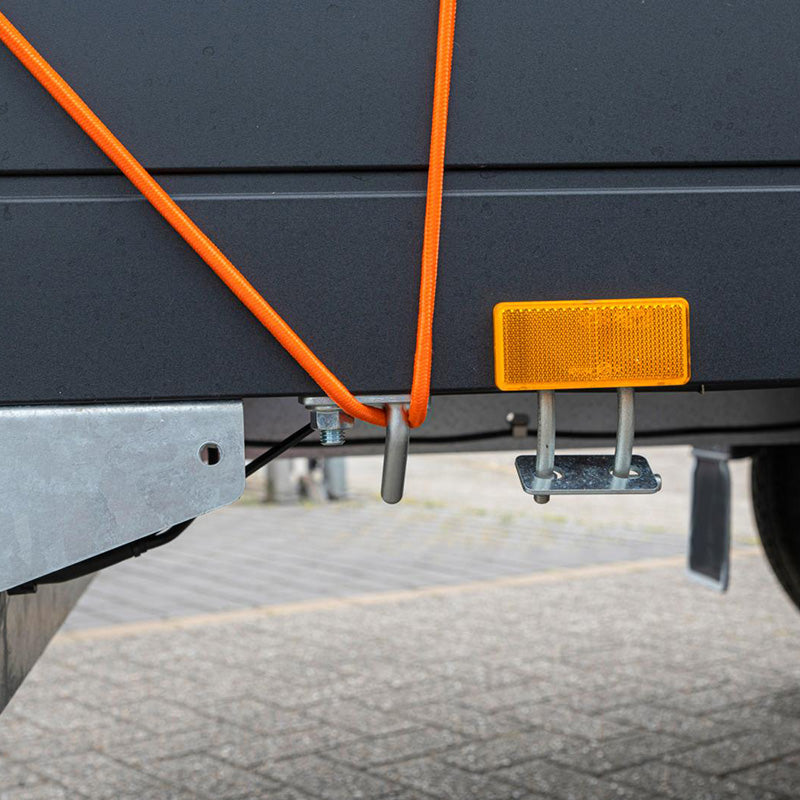 Black&Decker – Transportavimo virvė su atspindinčiais elementais + vyniotuvas 4mm / 20m