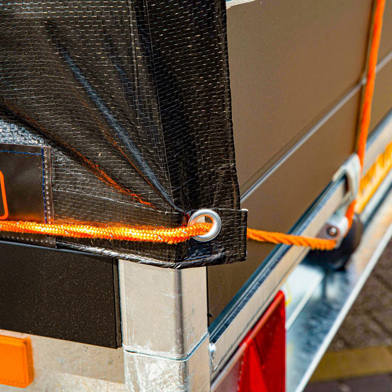 Black&Decker – Transportavimo virvė su atspindinčiais elementais + vyniotuvas 4mm / 20m