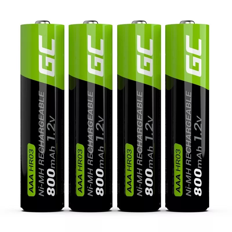 Green Cell 4 vnt. AAA HR03 baterijos 800 mAh