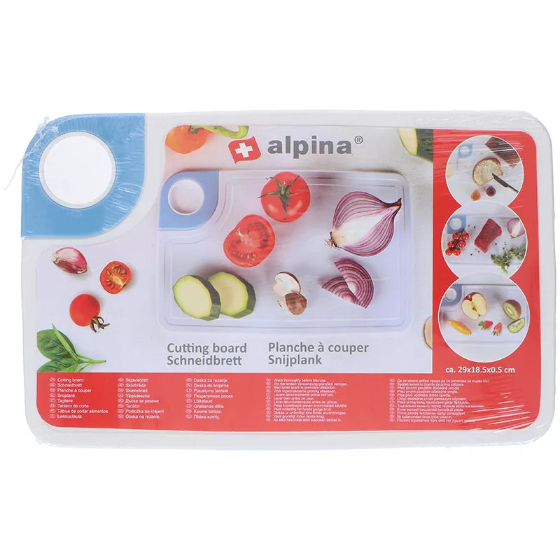 Alpina – Patvari plastikinė pjaustymo lenta (mėlyna)