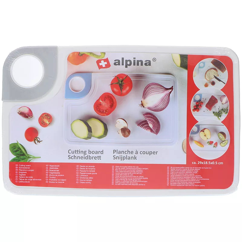 Alpina - Patvari plastikinė pjaustymo lentelė (pilka)