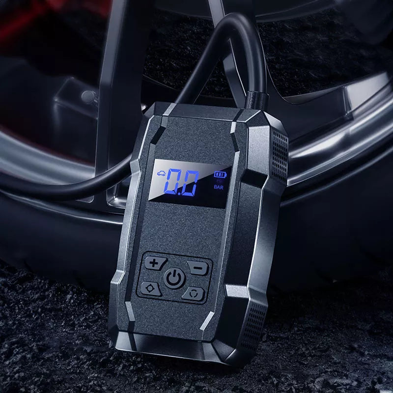 WEKOME Pi801 – Nešiojamas elektrinis automobilio siurblys + Power Bank 2000 mAh (Juodas)