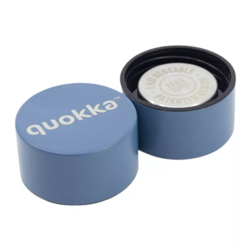 Quokka Solid - Nerūdijančio plieno termo butelis 510 ml (Akmens mėlyna)