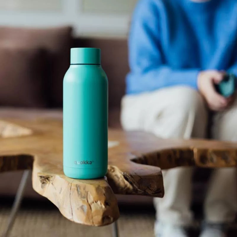 Quokka Solid – Termosinis butelis iš nerūdijančio plieno, 510 ml (Jadeto žalia)