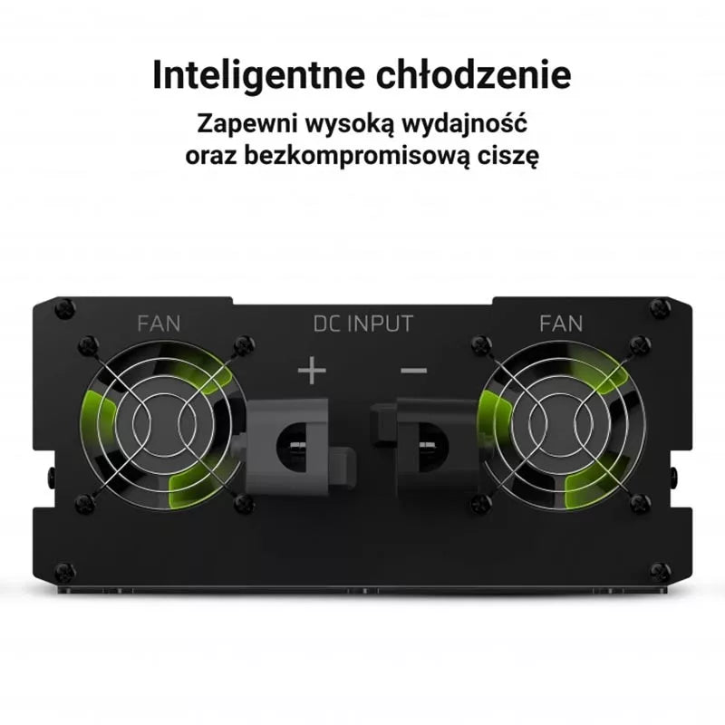 Green Cell - Įtampos keitiklis Inverterius 12V į 230V 2000W / 4000W Modifikuota sinusinė banga
