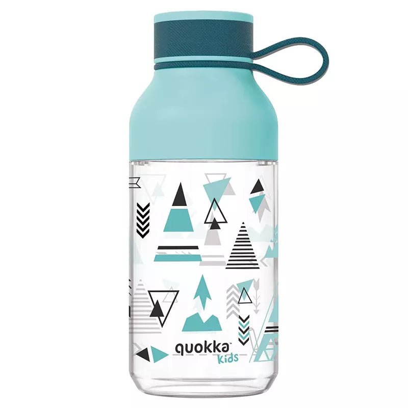 Quokka Ice Kids su dirželiu – Ecozen vandens buteliukas 430 ml su dirželiu (Indiškas)