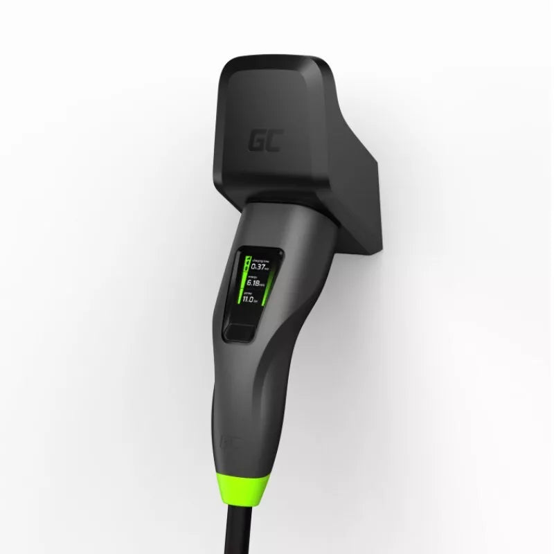 Green Cell - Habu laikiklis elektrinio transporto priemonės įkrovimo kabeliui su 2 tipo kištuku