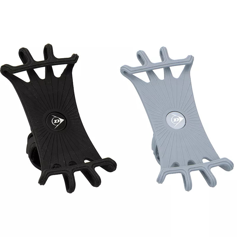 Dunlop - Sukamas dviračio laikiklis telefonui, 10-15 cm (juodas)