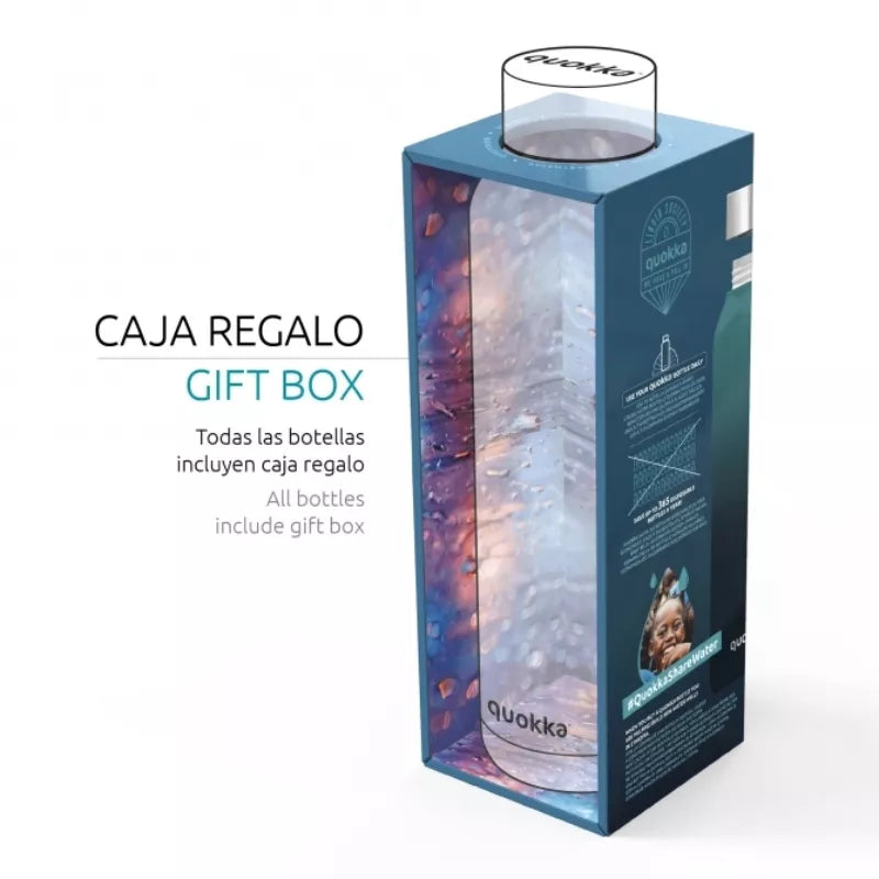 Quokka Solid – 510 ml nerūdijančio plieno termosinio butelio (Elegantiškas Rubinas)