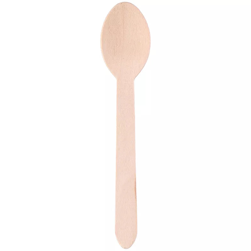 Virtuvės Elegancija - Mediniai šaukštai 50 vnt. 16 cm