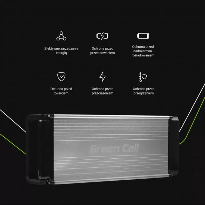 Green Cell - 15Ah (540Wh) baterija elektriniam 36V dviračiui