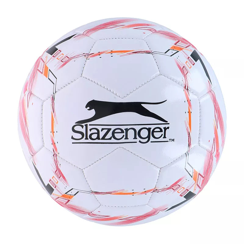 Slazenger - Futbolas 5 dydis (balta / raudona)
