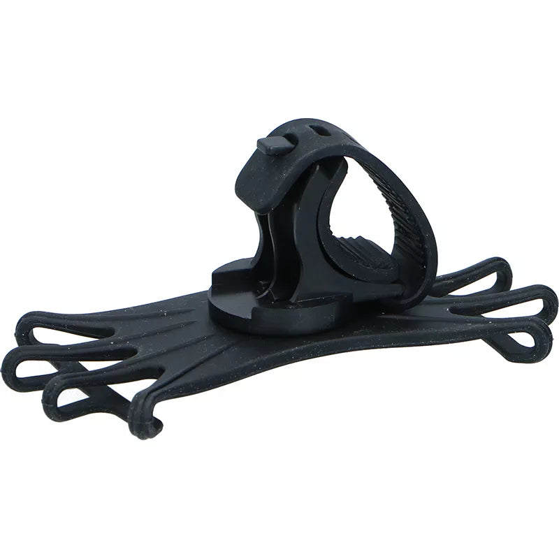 Dunlop - Dviračio laikiklis telefonui, 10–15 cm, besisukantis (pilkas)