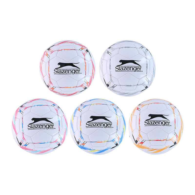 Slazenger - Futbolo kamuolys 5 dydžio (balta / oranžinė)