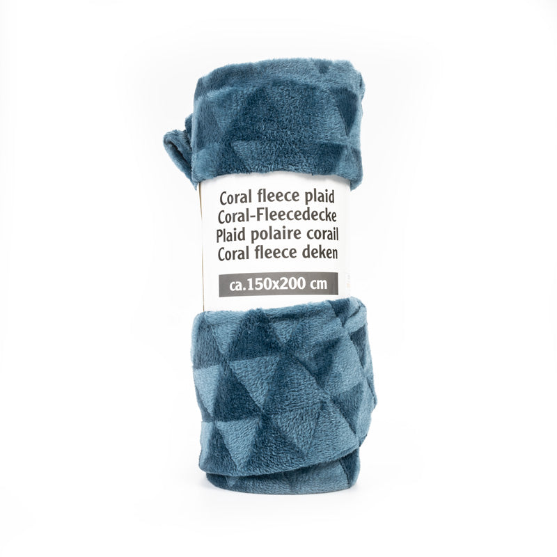 Antklodė 150x200cm (tamsiai mėlyna) (raštas 02)