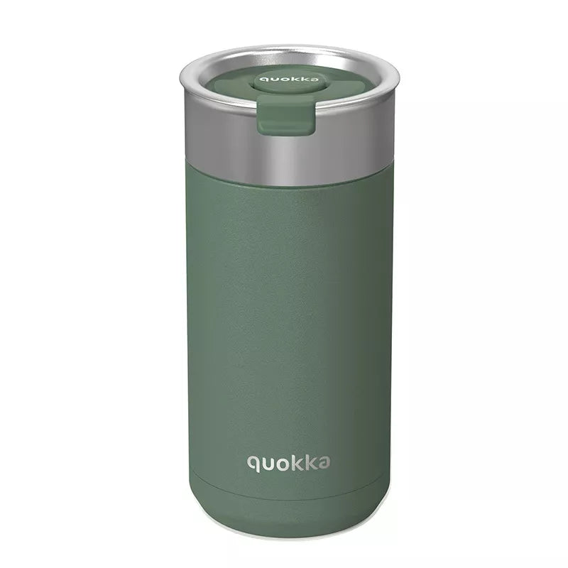 Quokka Boost Kavos Puodelis – Termo puodelis su virimo įranga, 400 ml (Spyglinė)