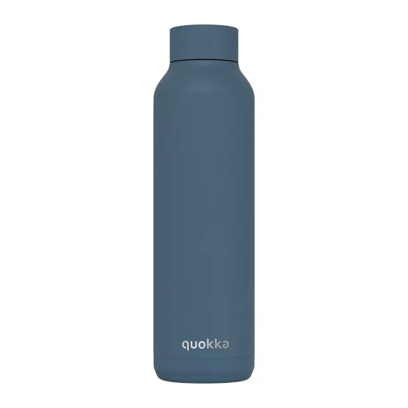 Quokka Solid – 630 ml nerūdijančio plieno termo buteliukas (akmeninis mėlynas)