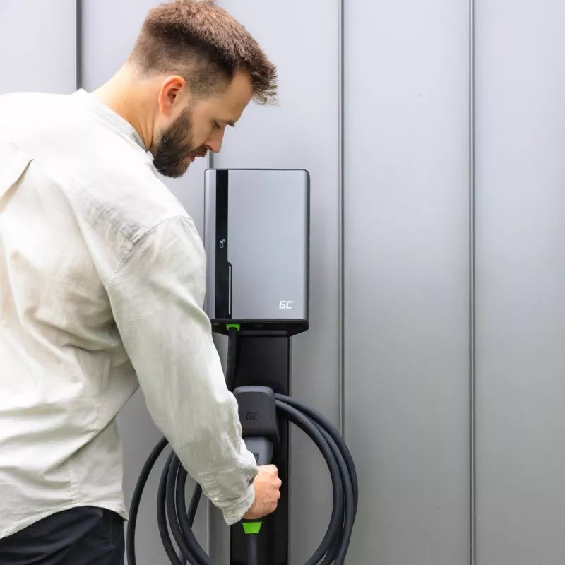Green Cell - GC Habu tvirtinimo stulpas, skirtas HabuDen Wallbox elektromobilio įkrovimo stotelei